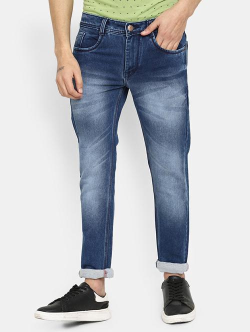 mens slim fit plain jeans - 19596586 - Standard Image - 0