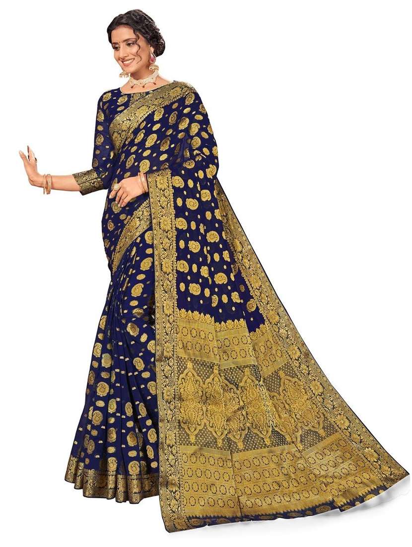 women's banarasi saree with blouse
