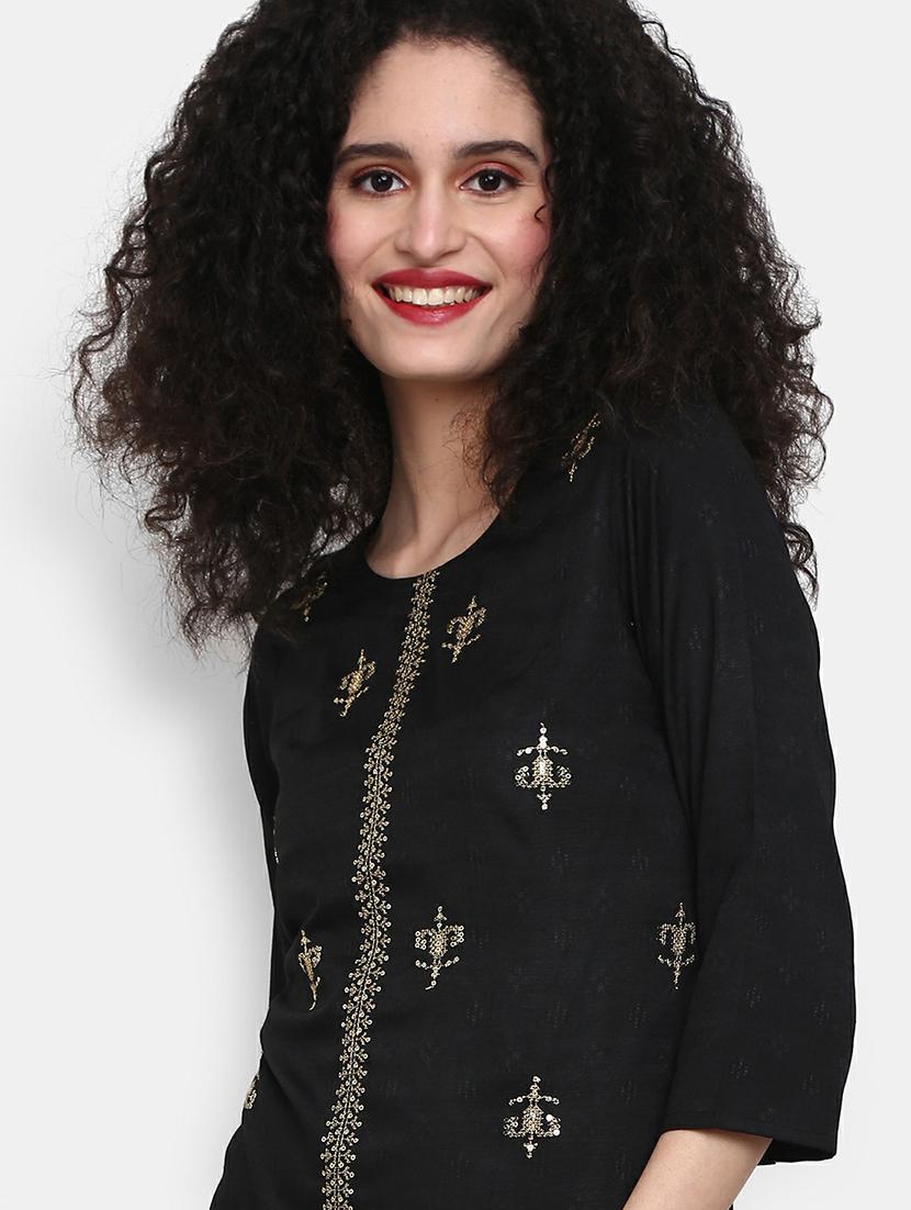 women's straight kurta - 19598216 - Standard Image - 2