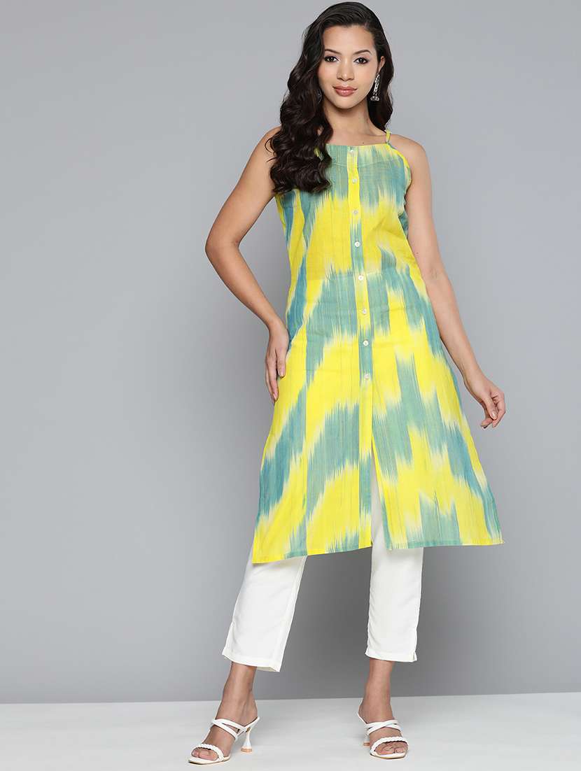 women's front slit kurta