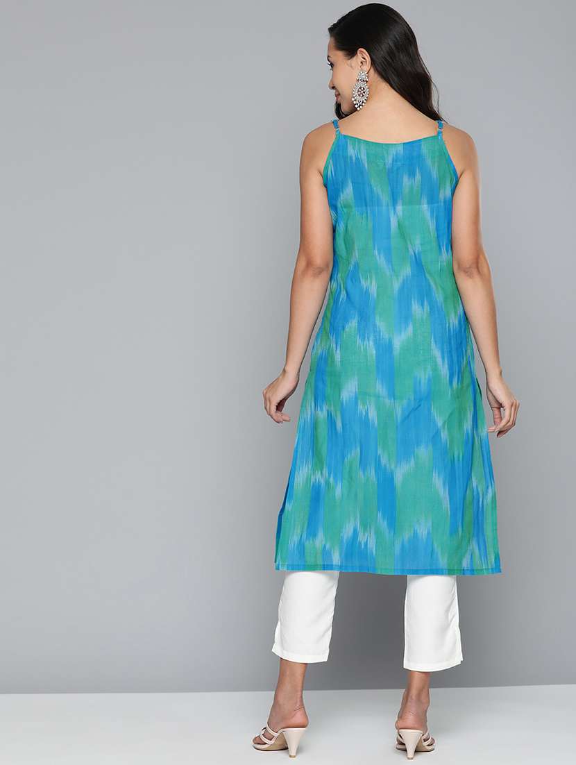 women's straight kurta - 19598707 - Standard Image - 2