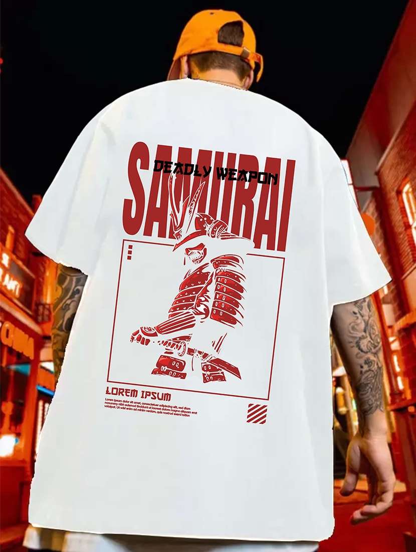 crew neck printed cotton t-shirt