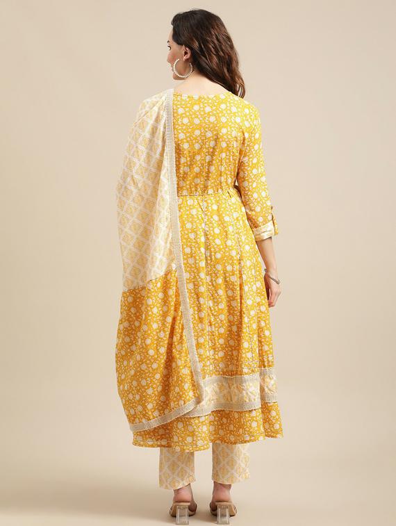 key hole neck kurta pant set - 19601288 - Standard Image - 2