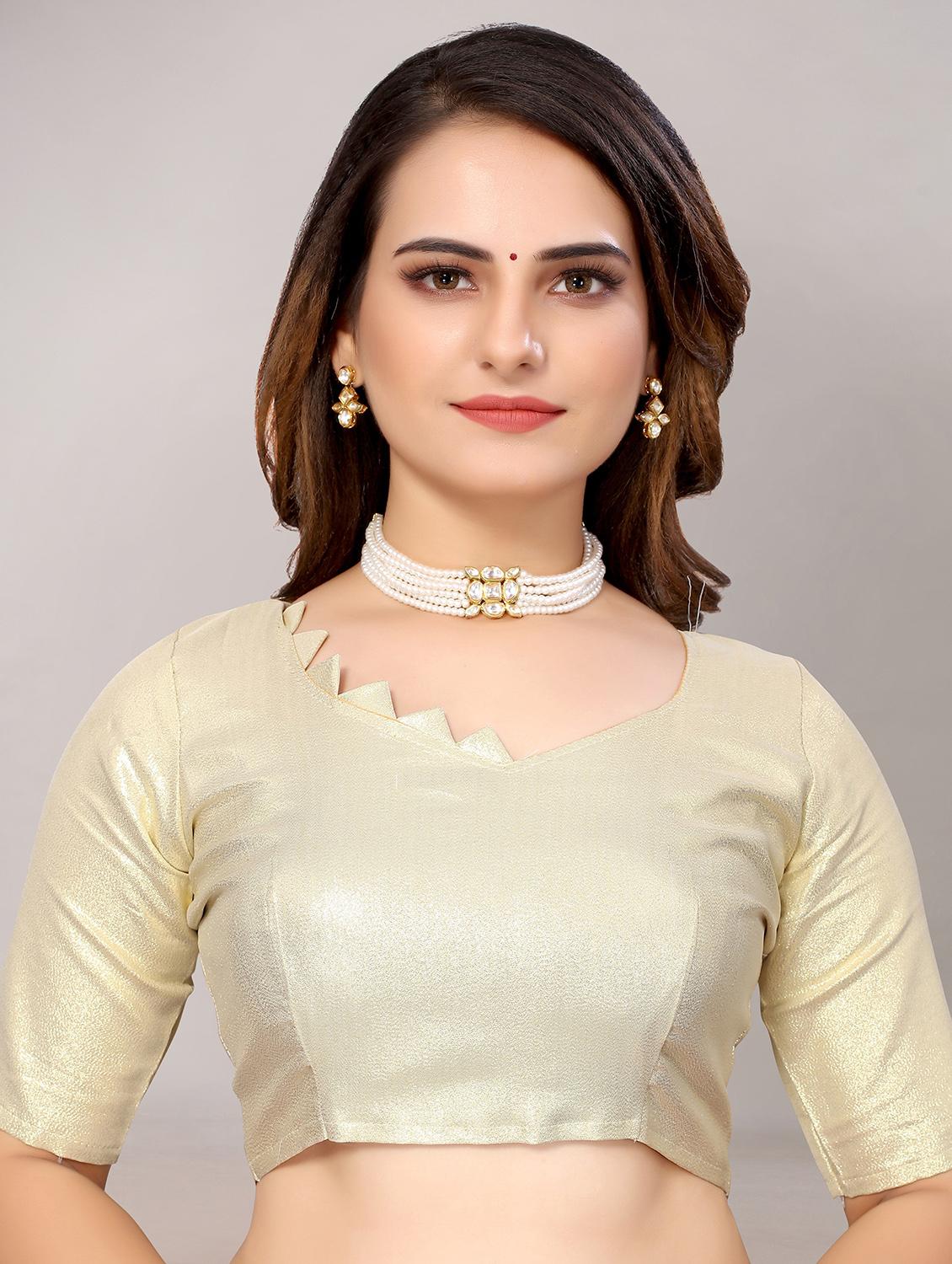 bandhani printed saree with blouse - 19602352 - Standard Image - 2