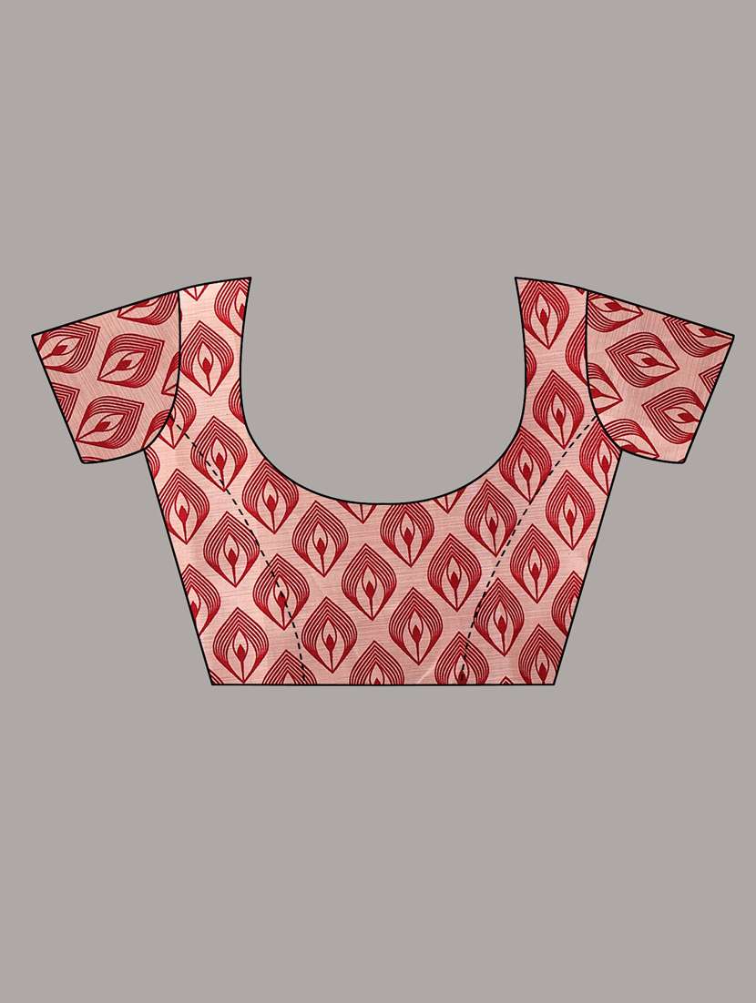 printed bhagalpuri saree with blouse - 19603263 -  Standard Image - 2