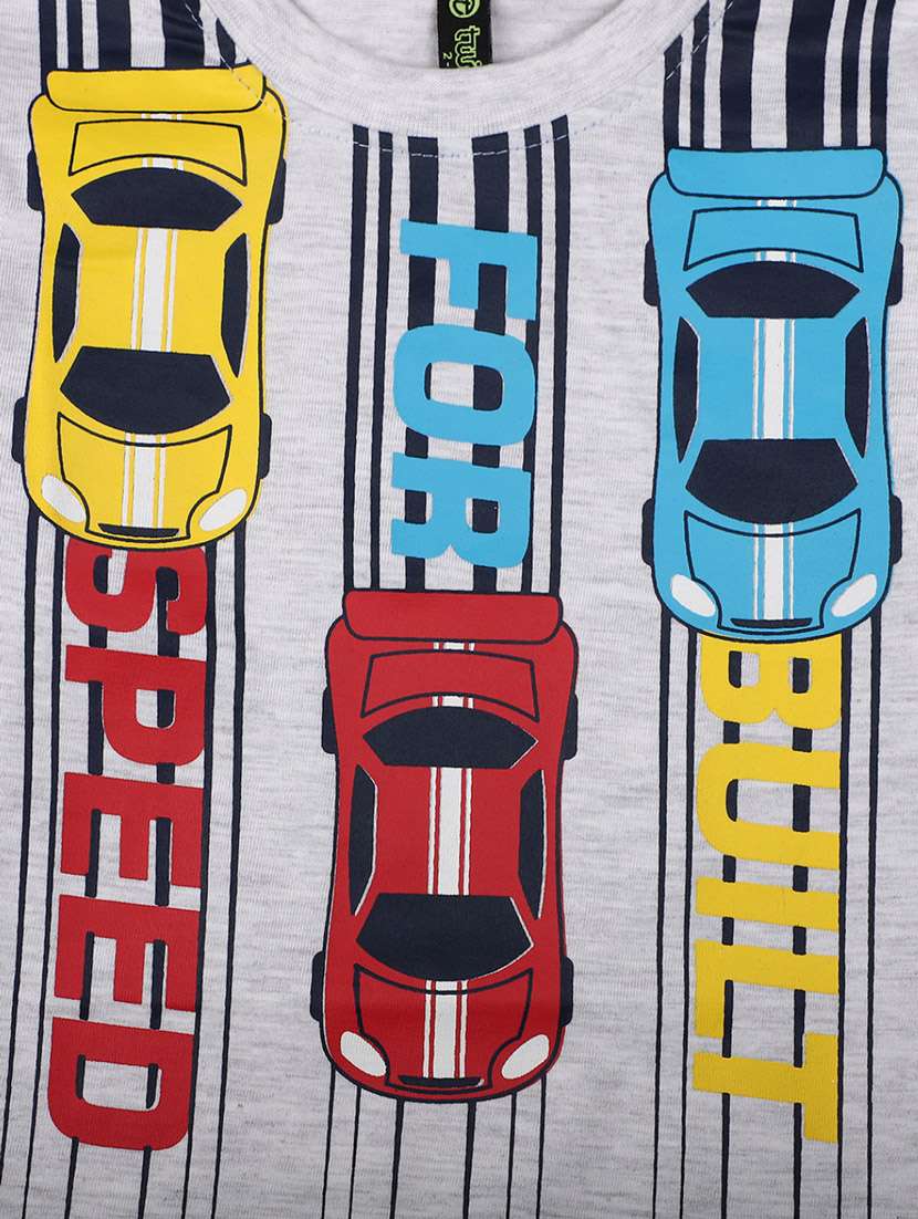 boys round neck printed t-shirt - 19603547 -  Standard Image - 2