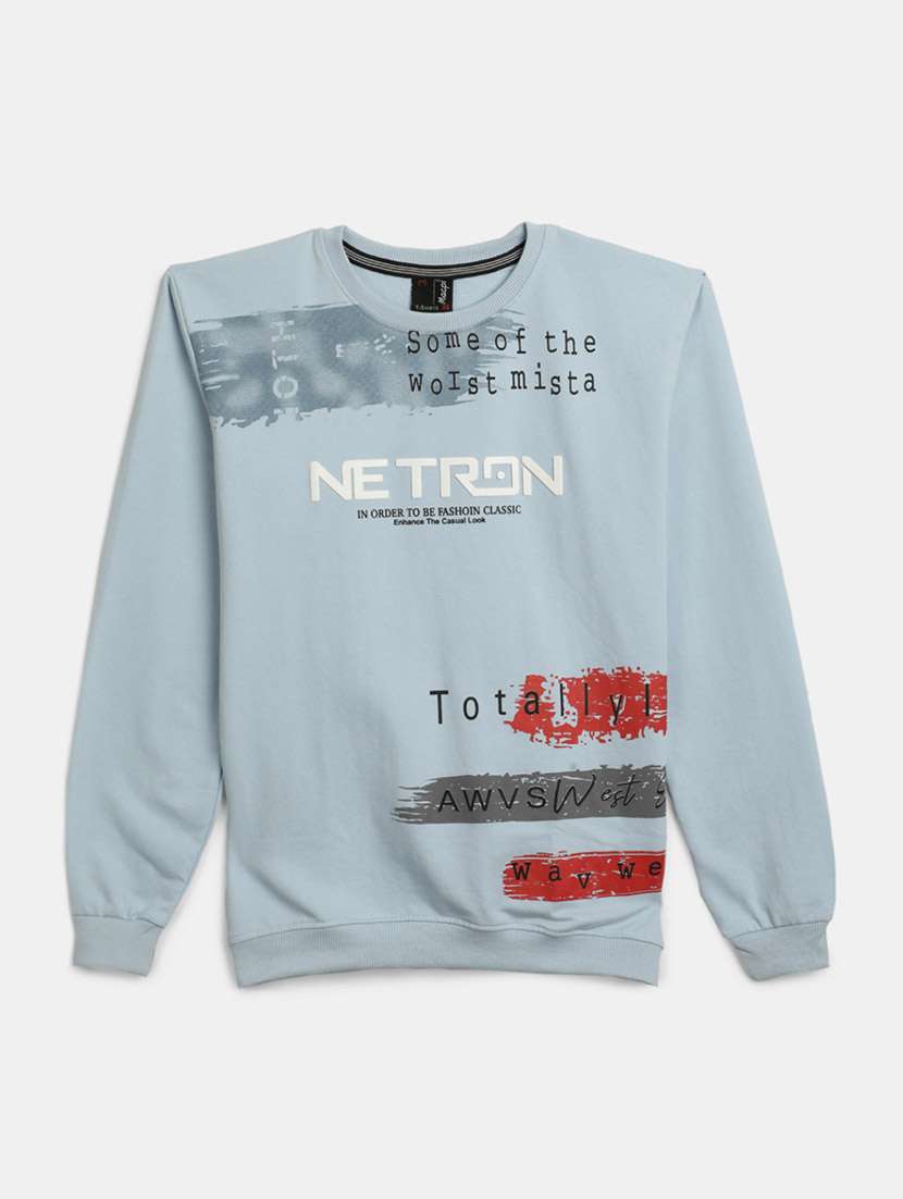 boys round neck printed t-shirt