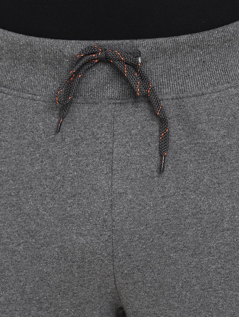 grey solid full length track pant - 19604316 - Standard Image - 2