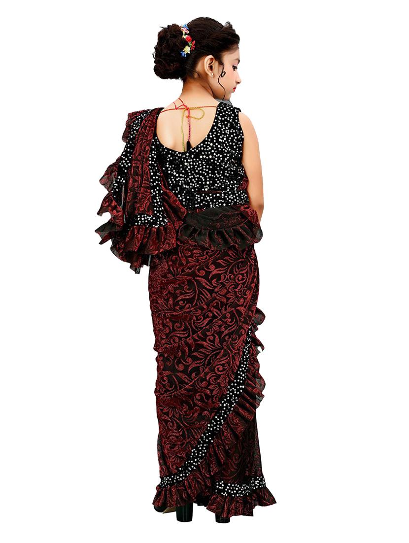 self design bollywood saree - 19605736 - Standard Image - 2