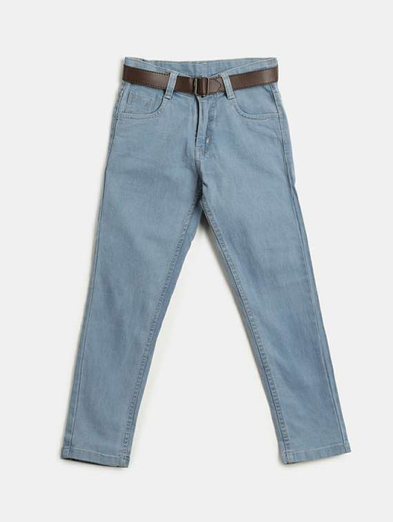 boy's plain skinny fit jeans