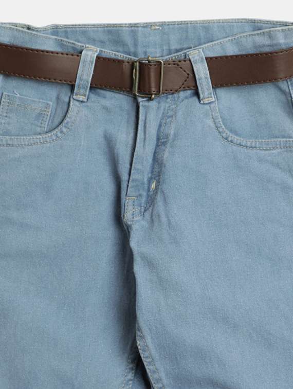 boy's plain skinny fit jeans - 19606577 -  Standard Image - 2