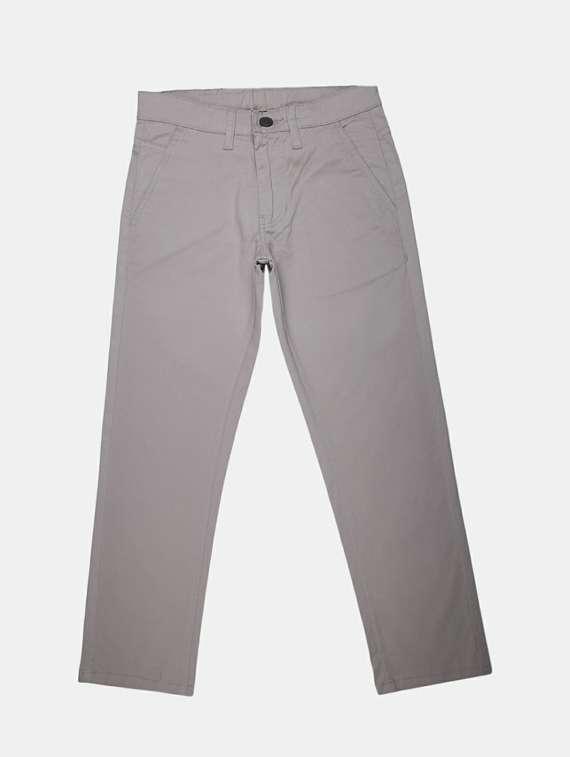 grey cotton chinos trouser
