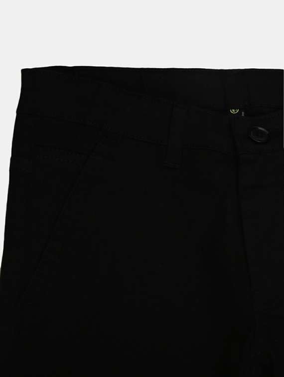 black cotton chinos trouser - 19607876 -  Standard Image - 2