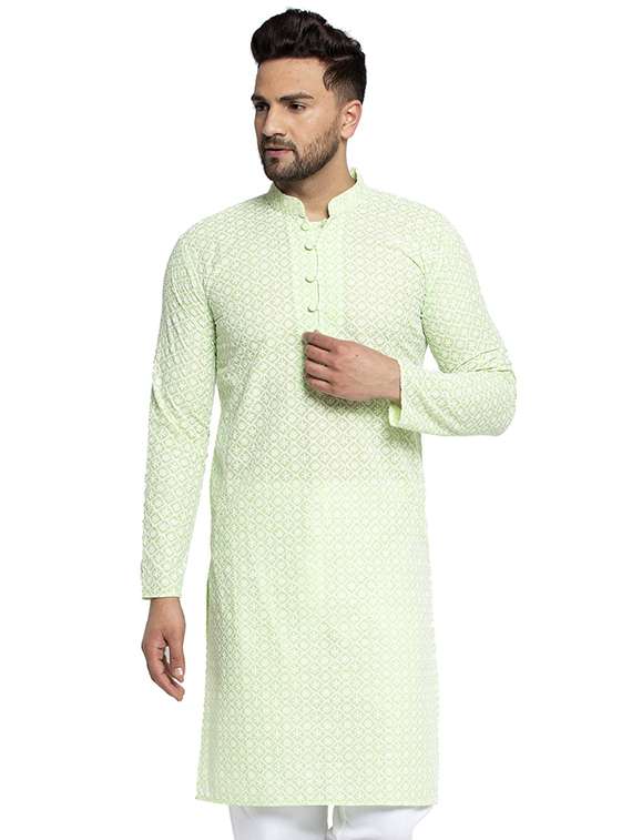 mandarin collar cotton kurta
