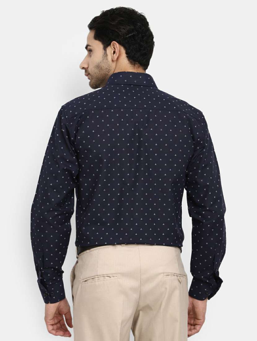 mens micro print formal shirt - 19608474 -  Standard Image - 2