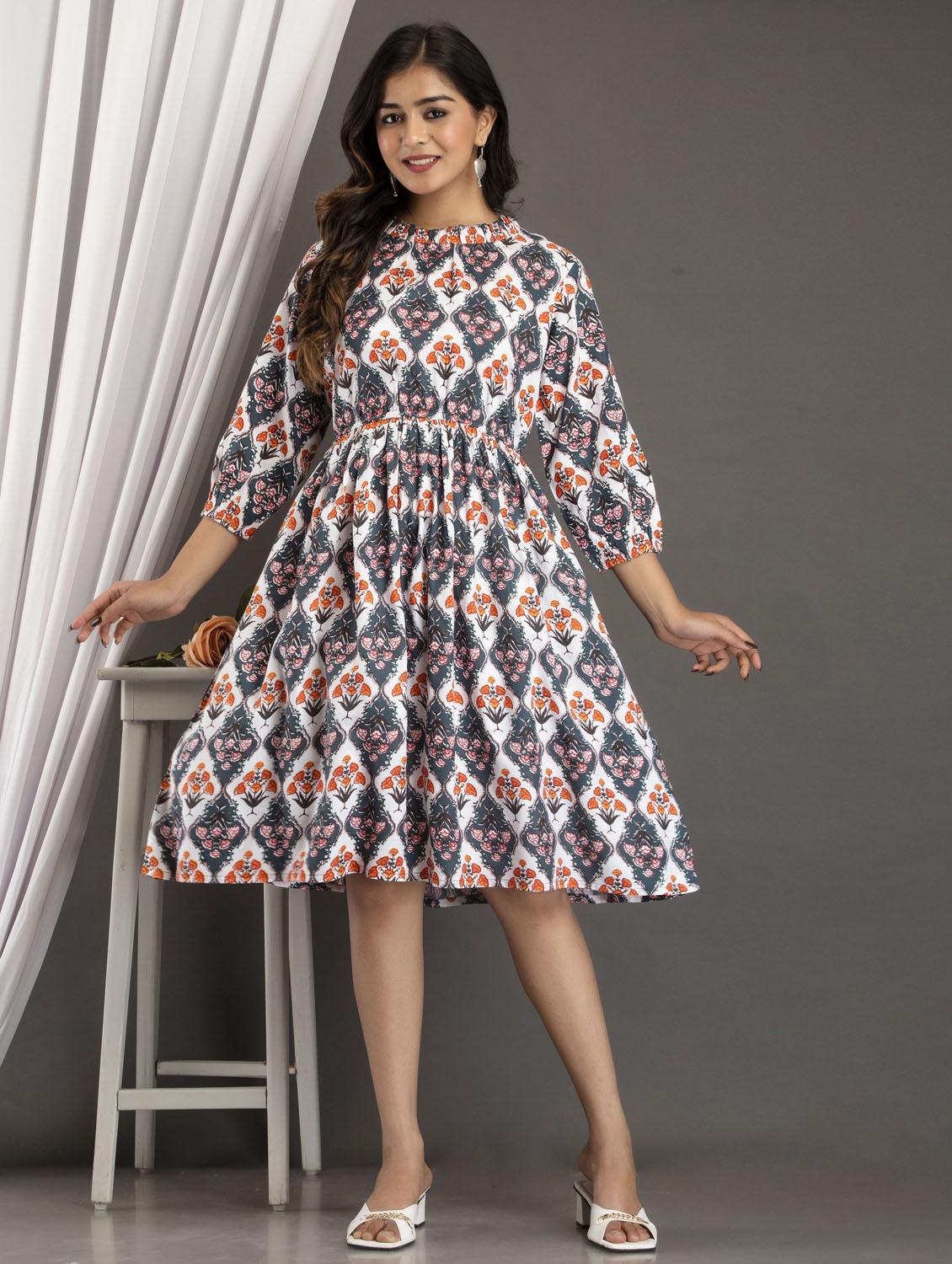 women's fit & flare dress - 19608740 - Zoom Image - 0