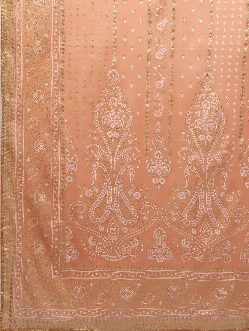 orange polyester dupatta - 19608953 - Standard Image - 2