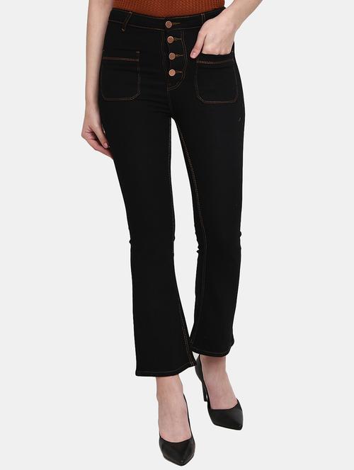 women's plain bootcut jeans - 19614968 - Standard Image - 0