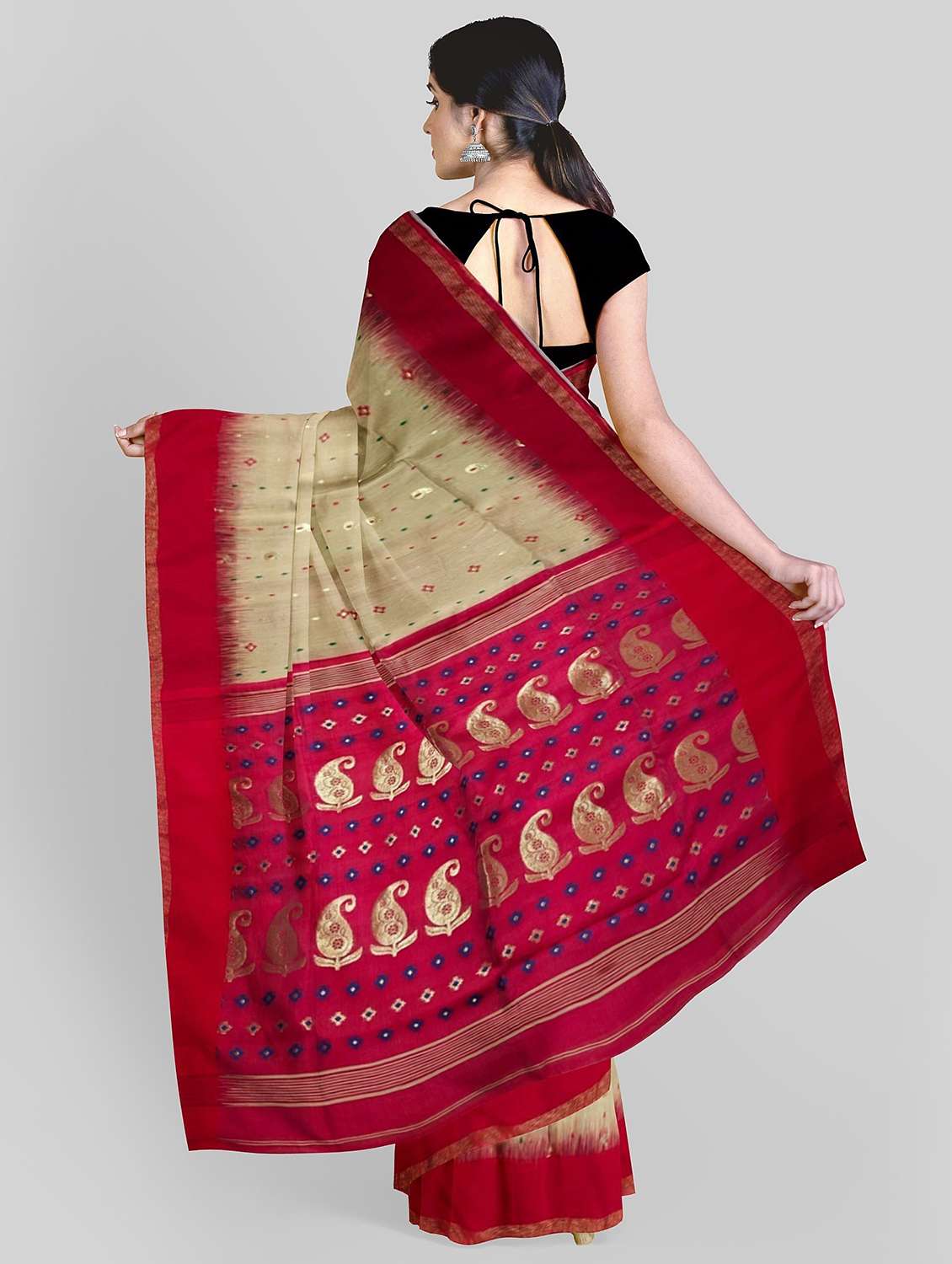 women's self design multi colored saree - 19615339 -  Standard Image - 2
