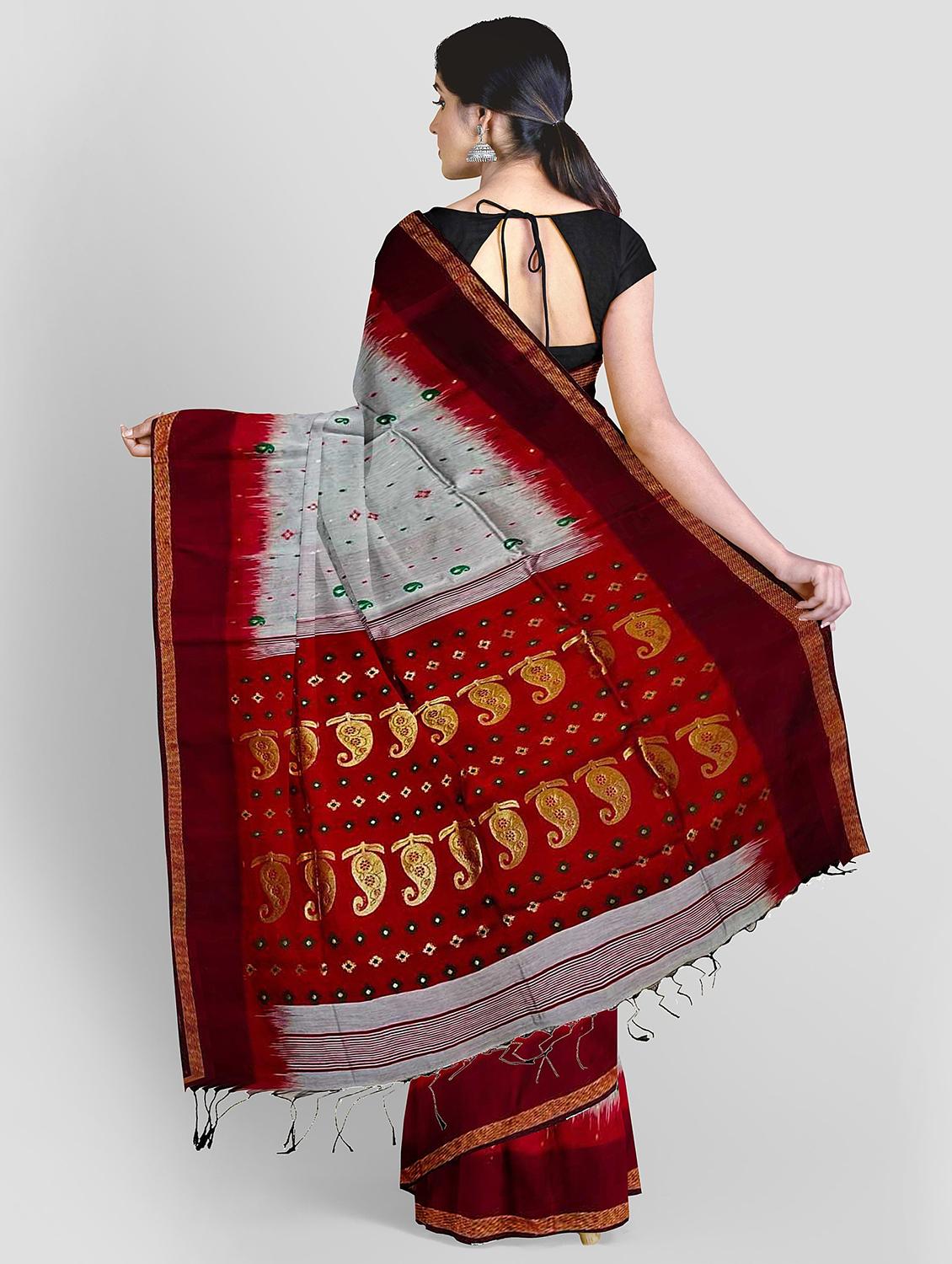 women self design handloom saree - 19615356 - Standard Image - 2