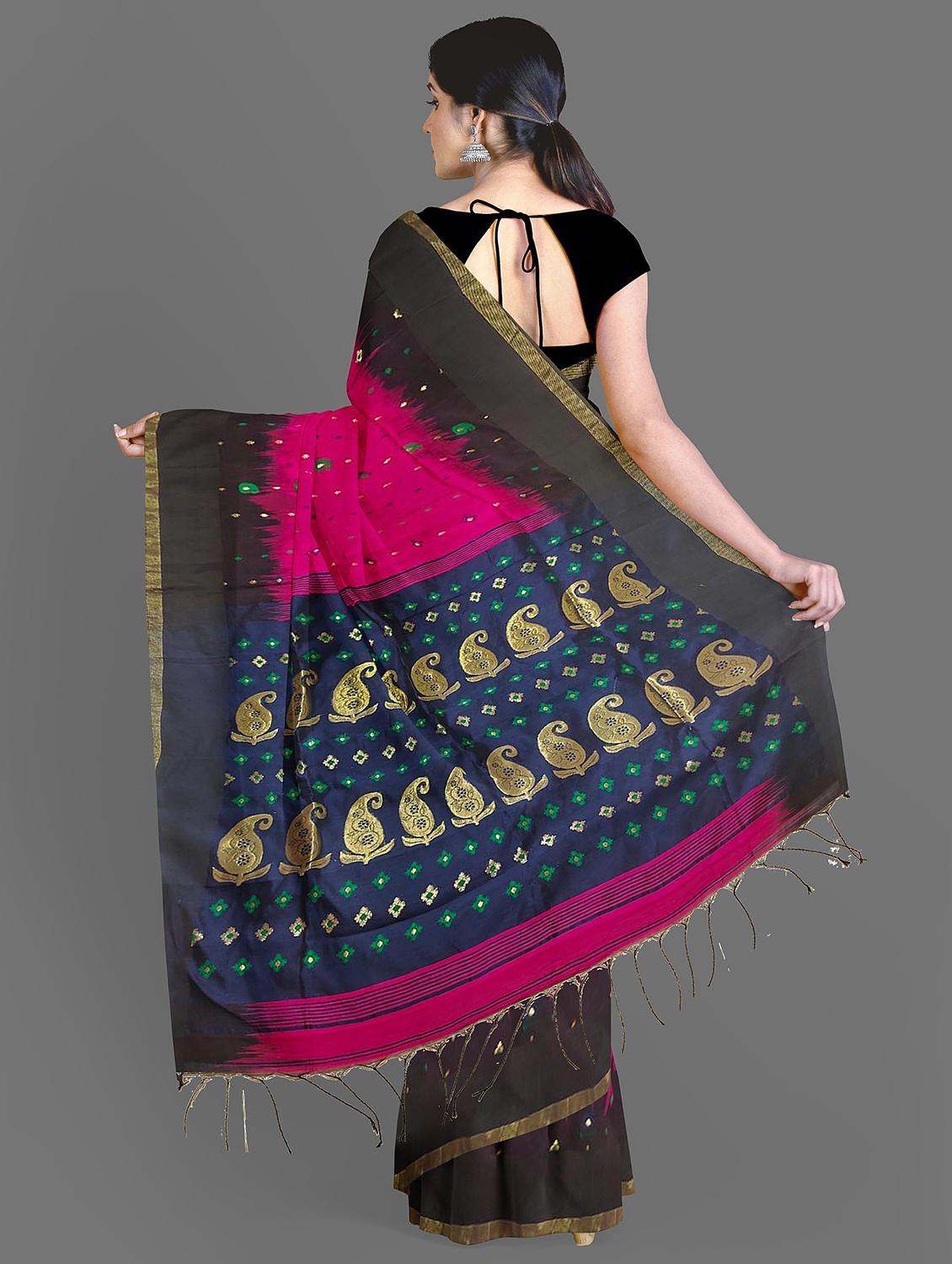 women's self design multi colored saree - 19615359 - Standard Image - 2