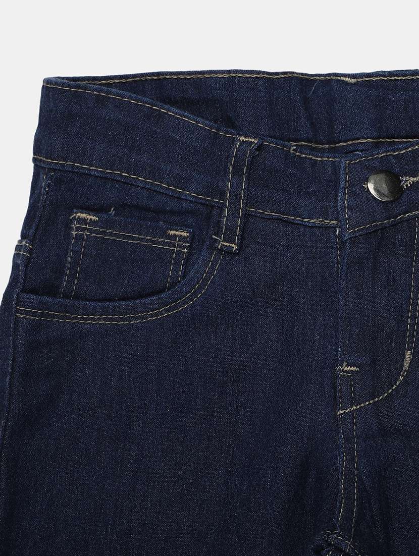 girls solid slim fit jeans - 19616176 -  Standard Image - 2