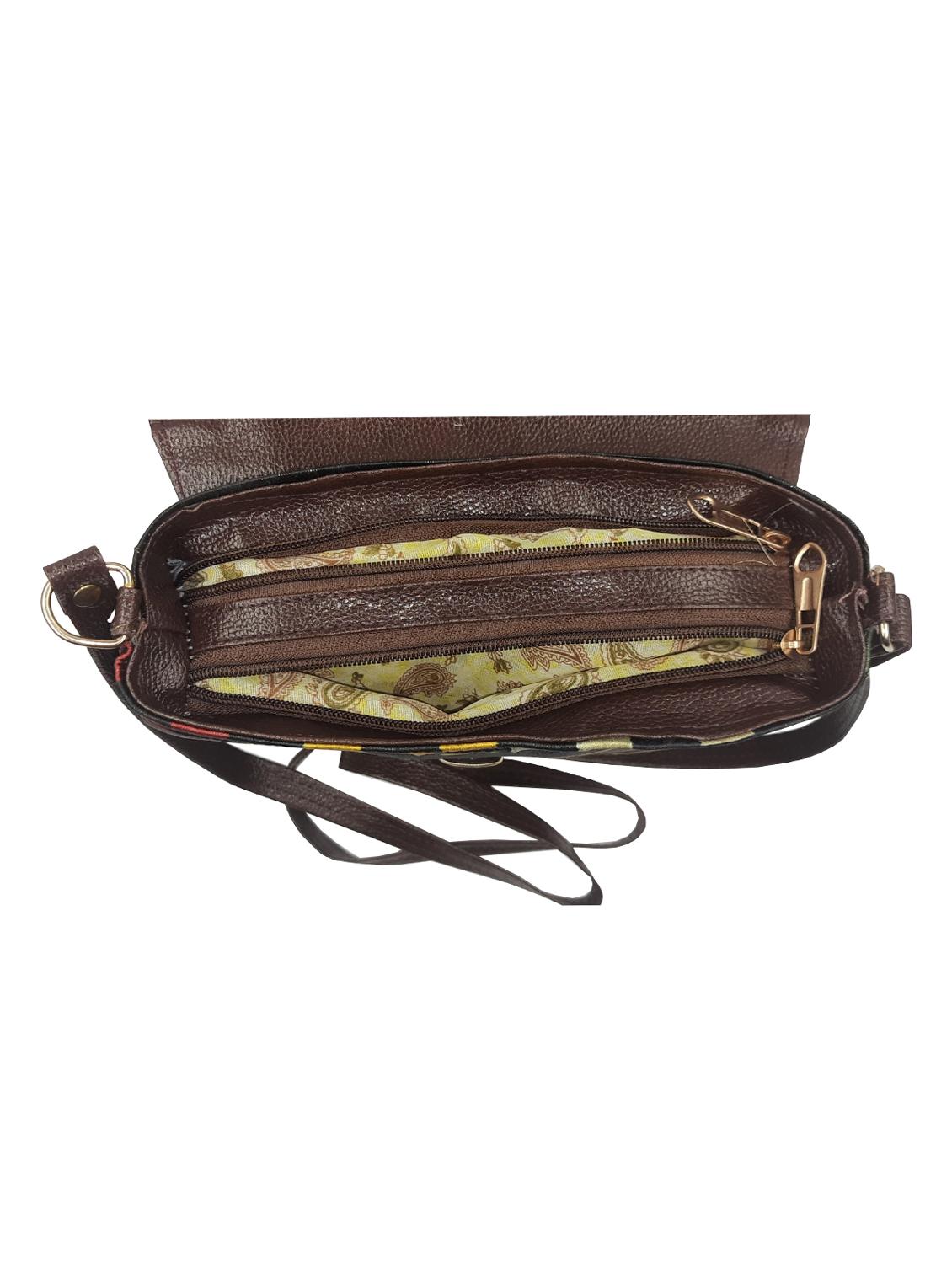 printed leatherette sling bag - 19616187 - Standard Image - 2
