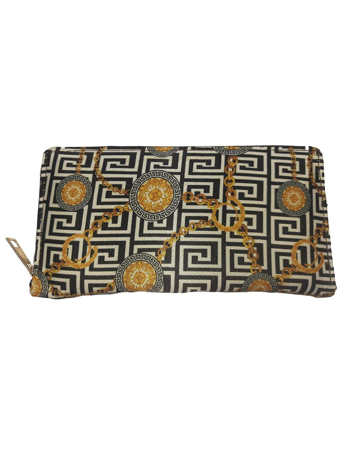 multi colored leatherette (pu) regular clutch - 19616198 -  Zoom Image - 0