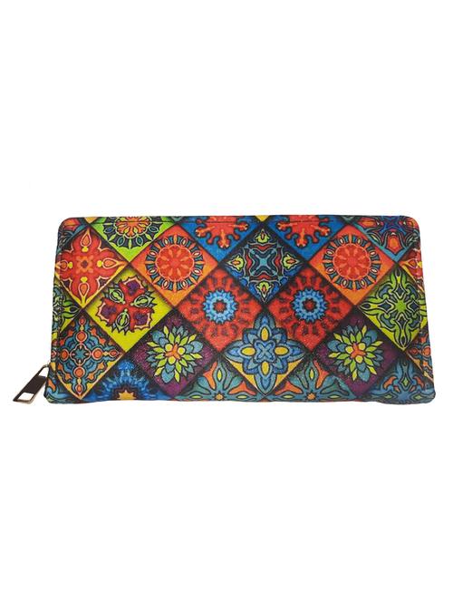 multi colored leatherette (pu) regular clutch - 19616199 - Standard Image - 0