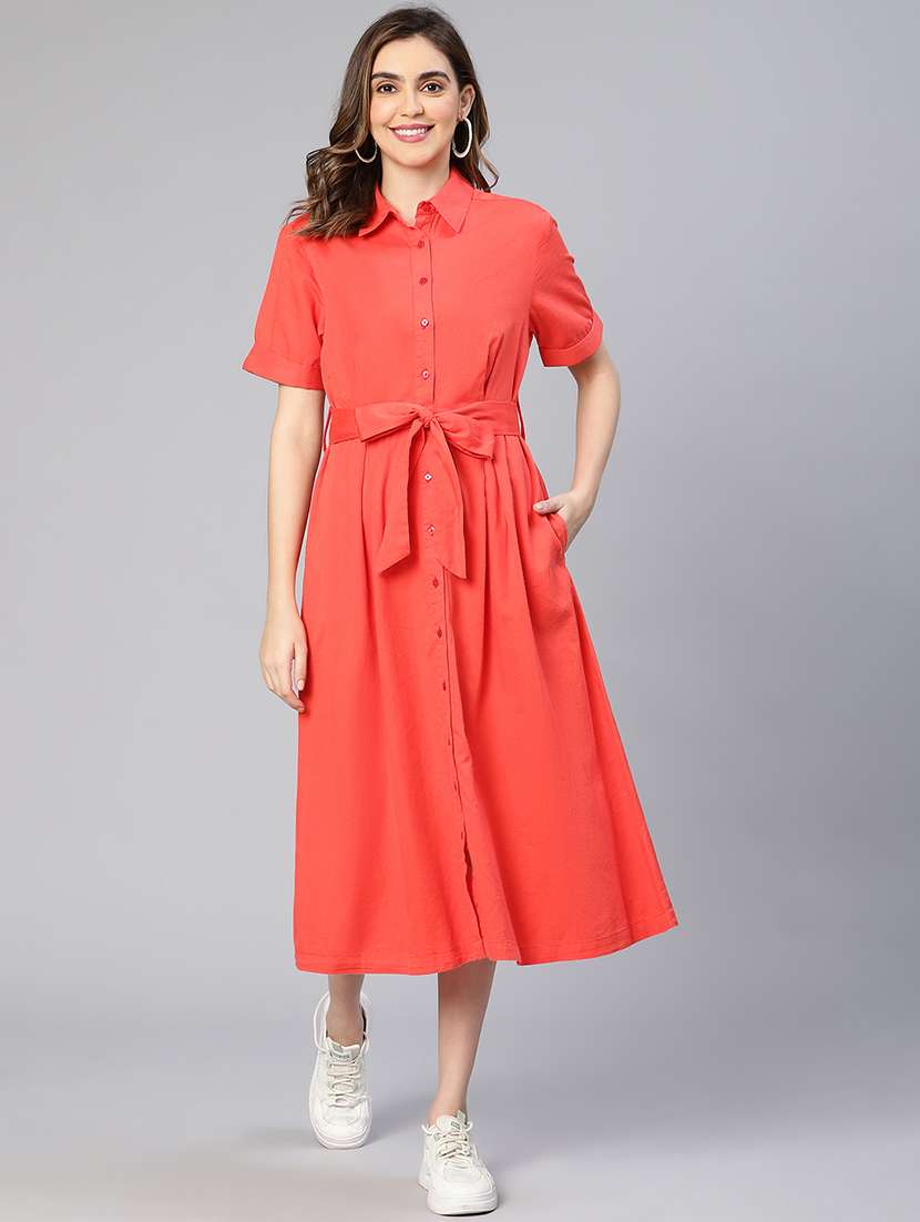 women's shirt solid dress - 19616349 - Zoom Image - 0