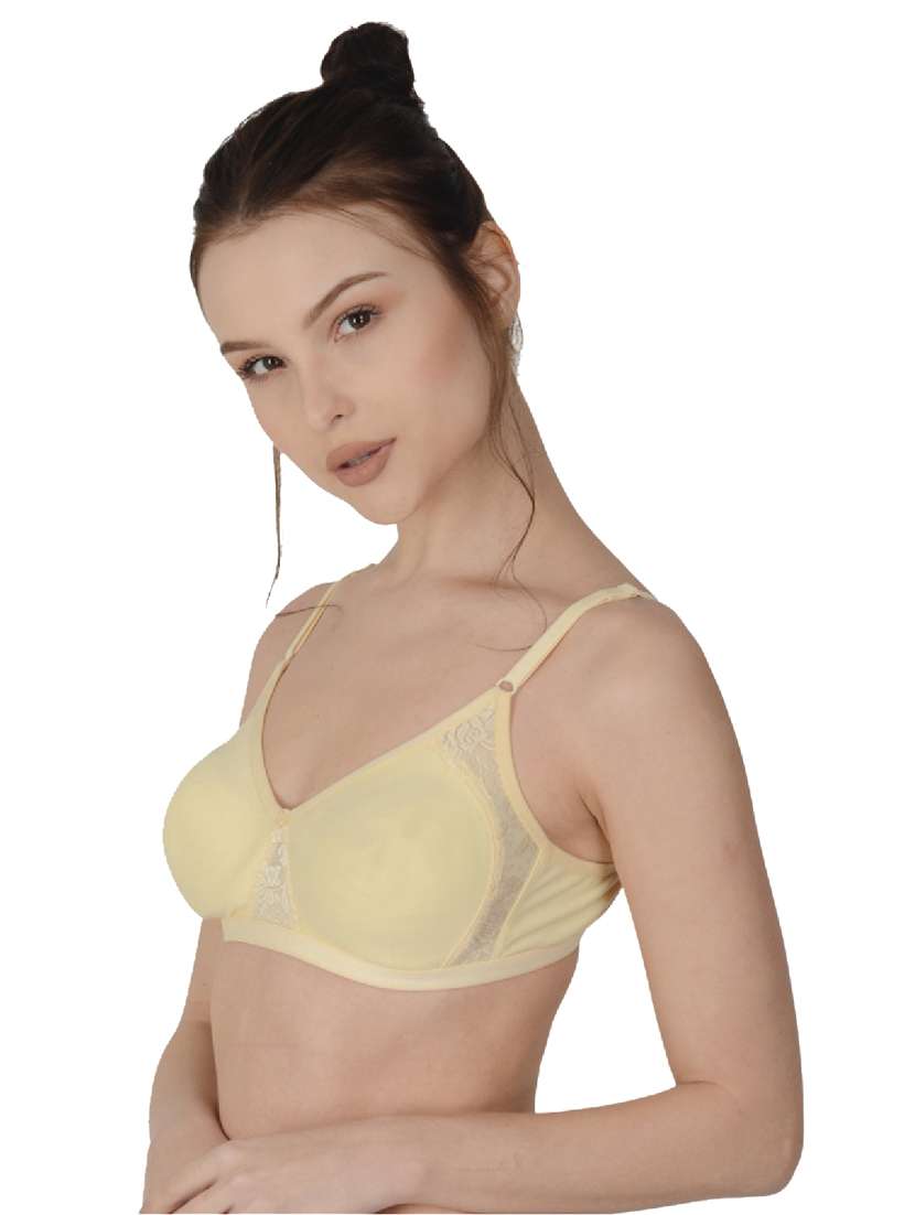 beige cotton regular bra - 19616691 - Standard Image - 2