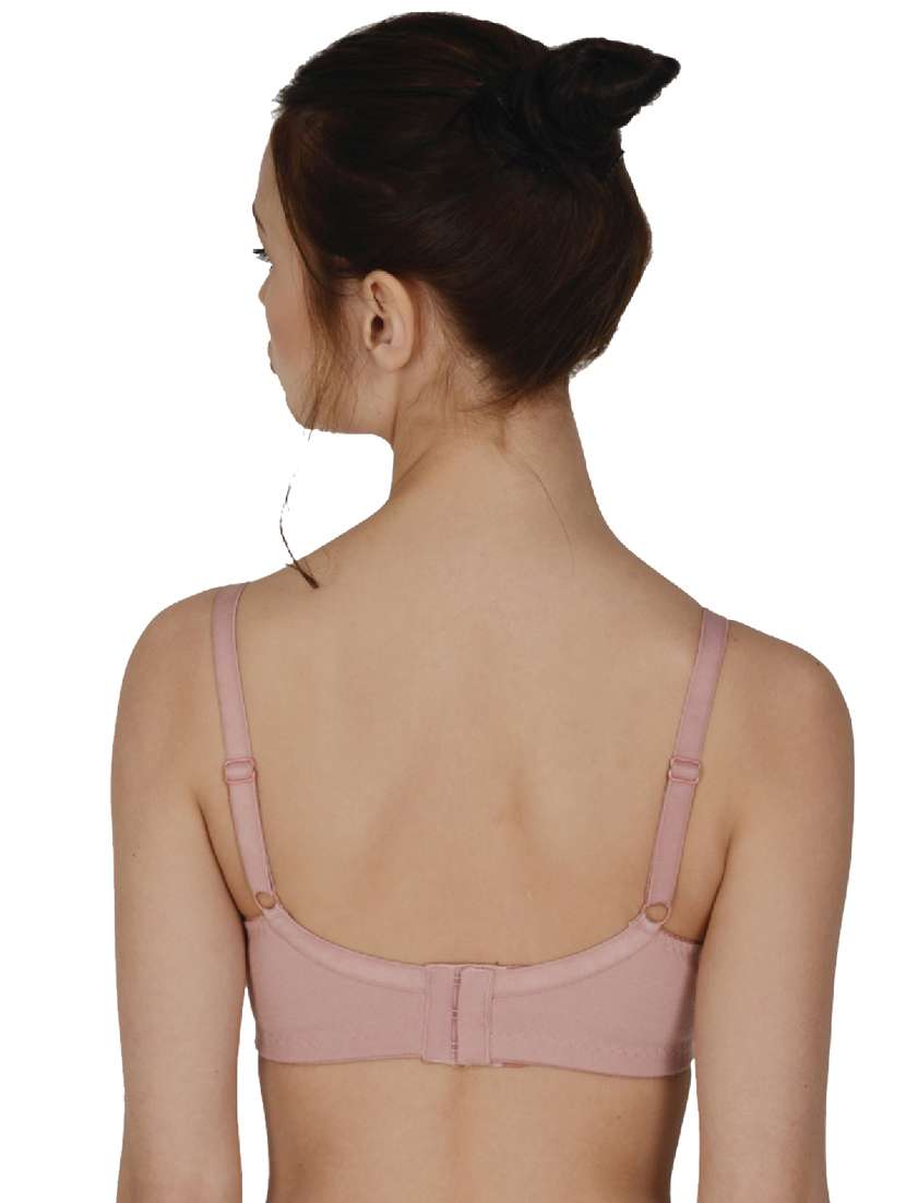 pink cotton regular bra - 19616700 -  Standard Image - 2