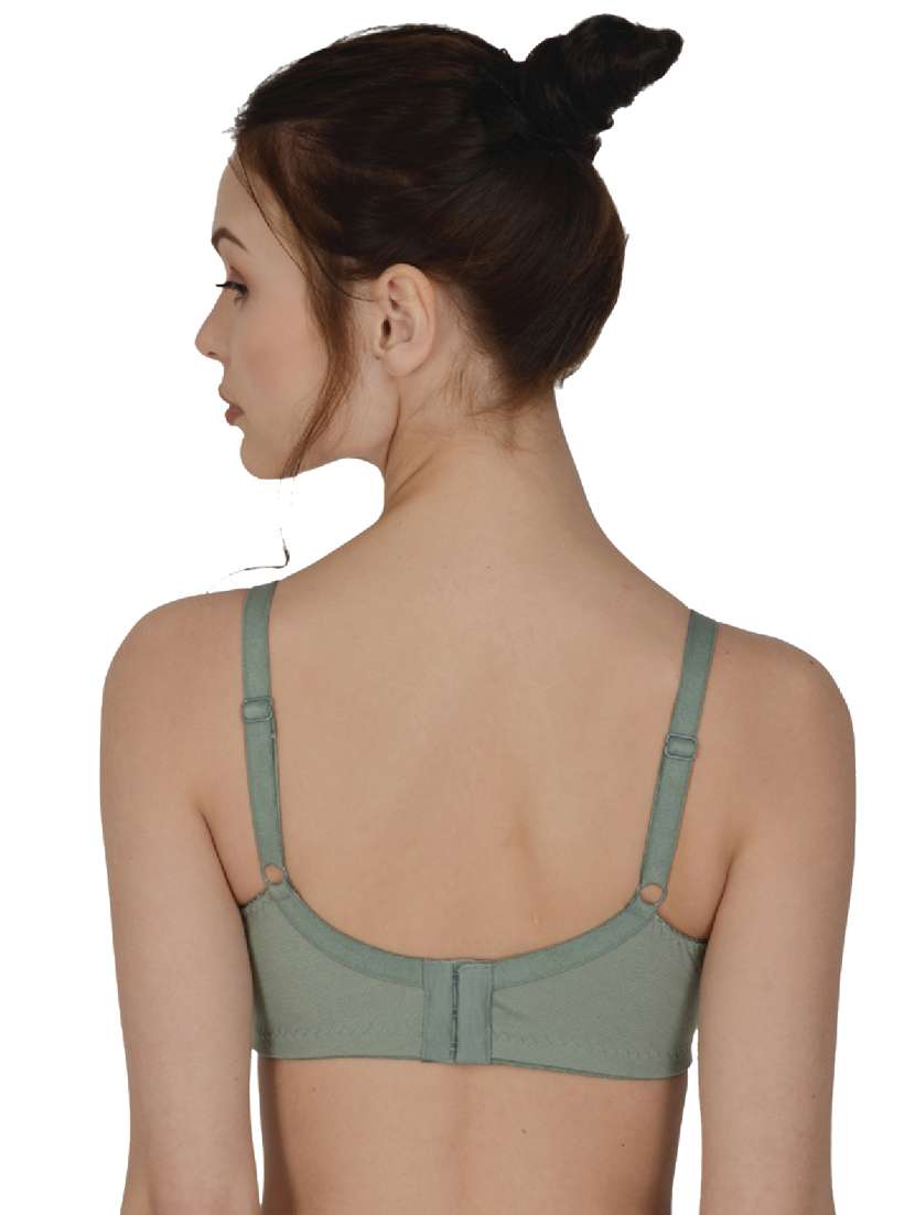 green cotton regular bra - 19616701 -  Standard Image - 2