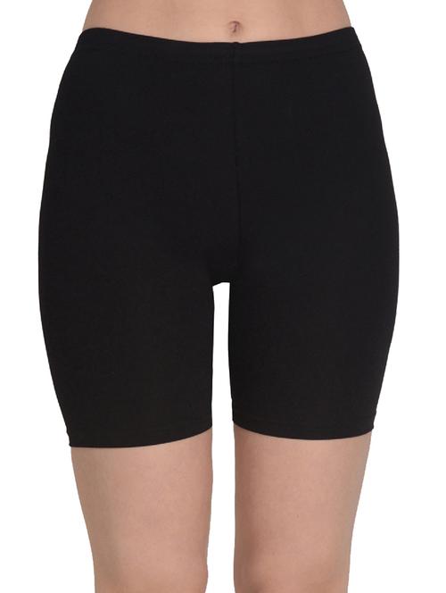 women beige solid cycling shorts - 19616713 -  Standard Image - 0