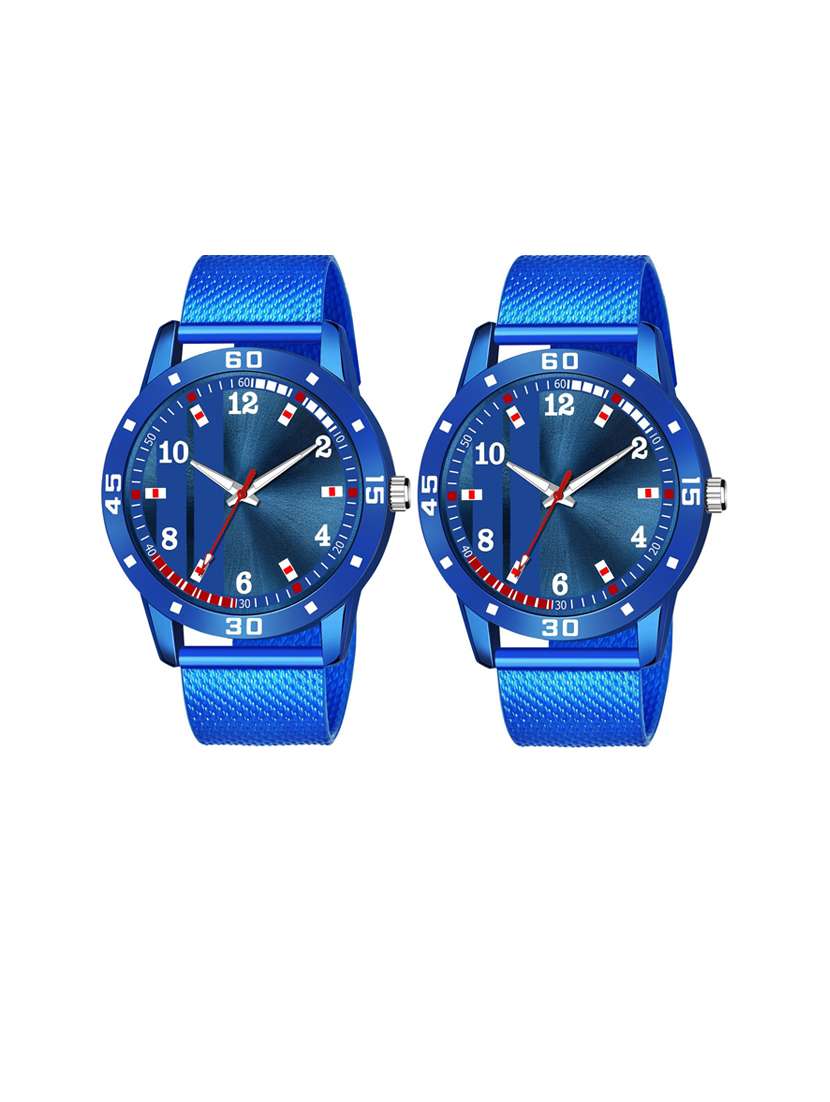 men analog watch combo