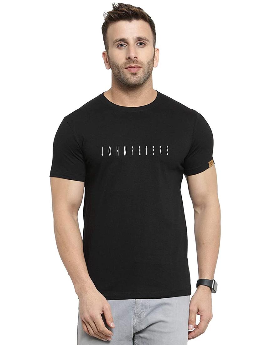 crew neck chest print t-shirt - 19617488 - Zoom Image - 0