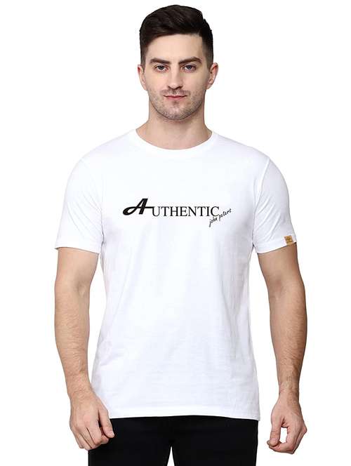 crew neck chest print t-shirt - 19617528 -  Standard Image - 0