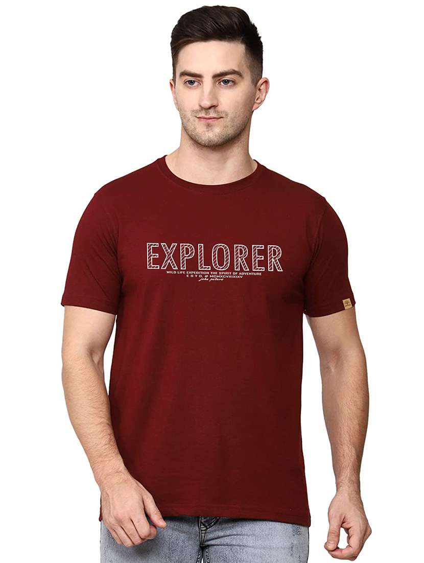 crew neck printed regular t-shirt