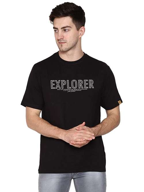 men chest print short sleeves t-shirt - 19617542 -  Standard Image - 0