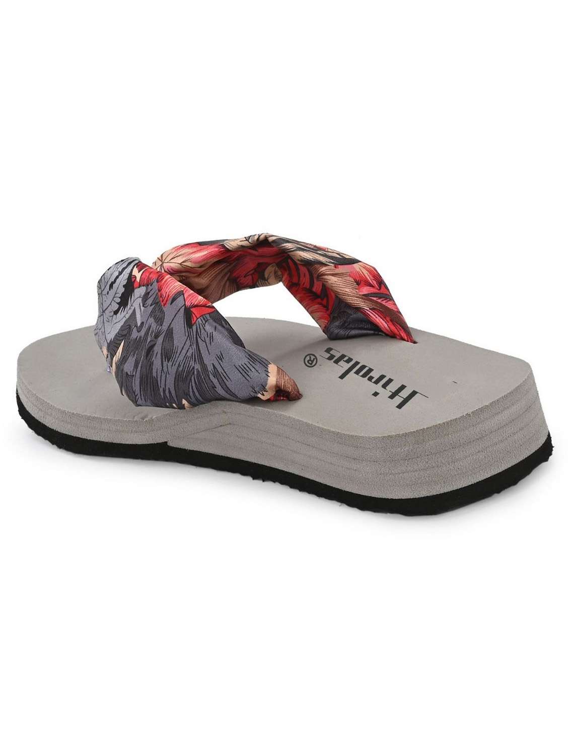 grey fabric slippers flip flops - 19618455 -  Standard Image - 2