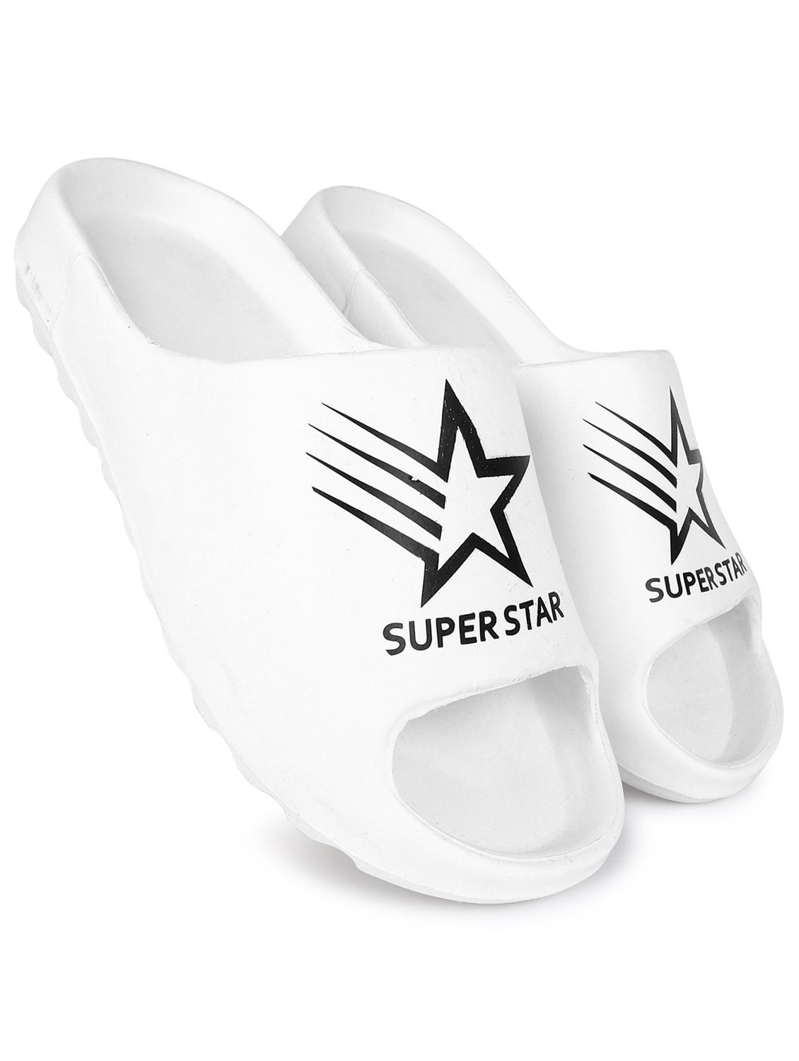white printed slip on slider - 19618573 - Standard Image - 2