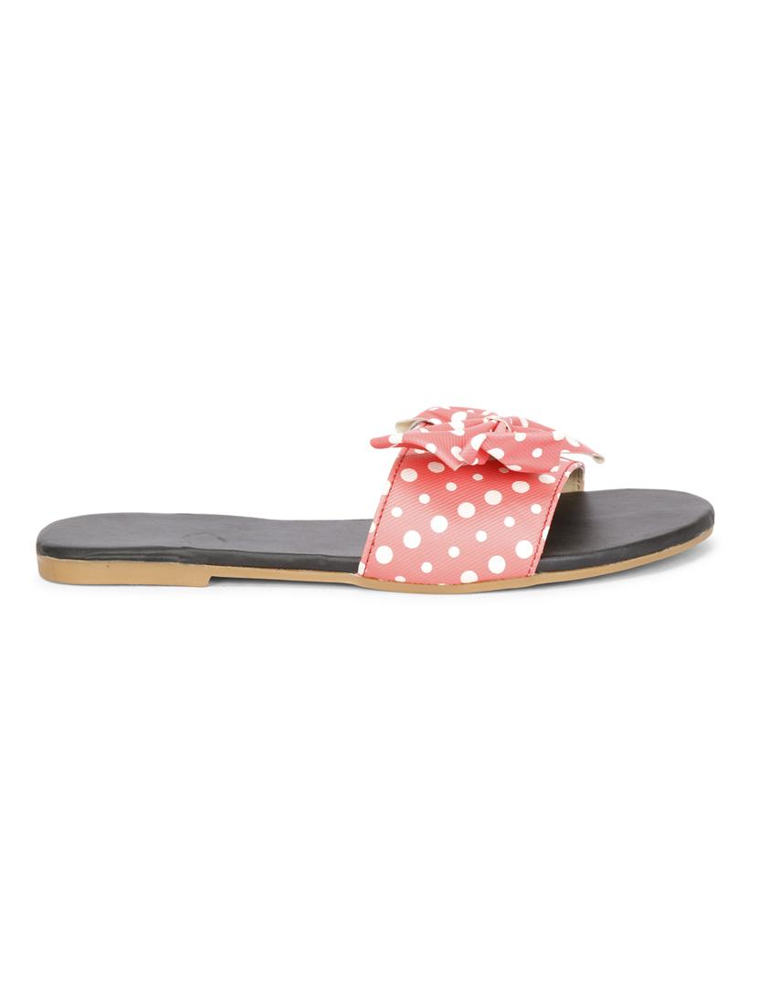 multi colored synthetic slip on sandals - 19618800 - Standard Image - 2