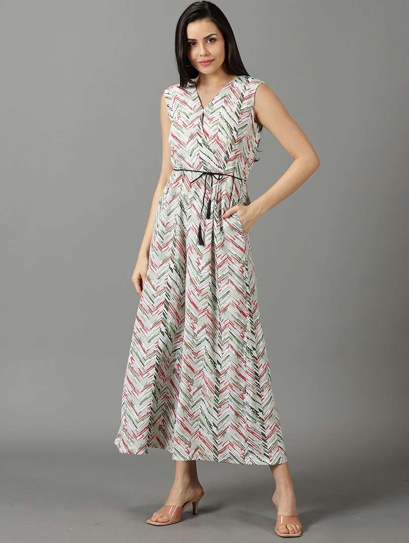 self design printed full length jumpsuit