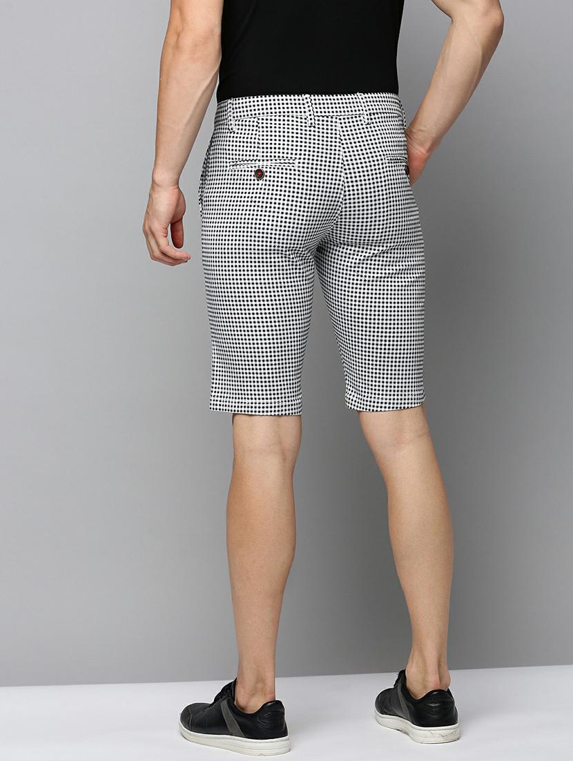 check printed casual shorts - 19622622 - Standard Image - 2