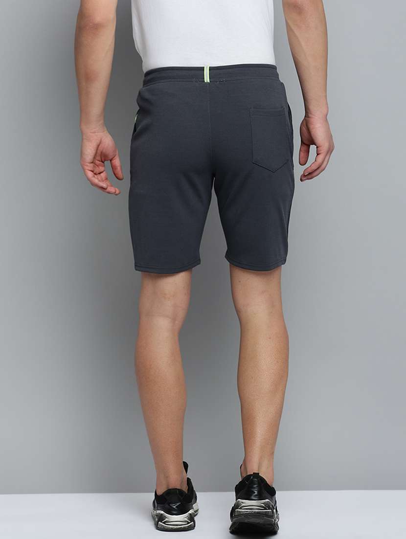 grey solid sports shorts - 19622648 -  Standard Image - 2