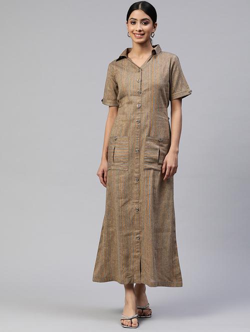 women's shirt striped dress - 19622708 - Standard Image - 0