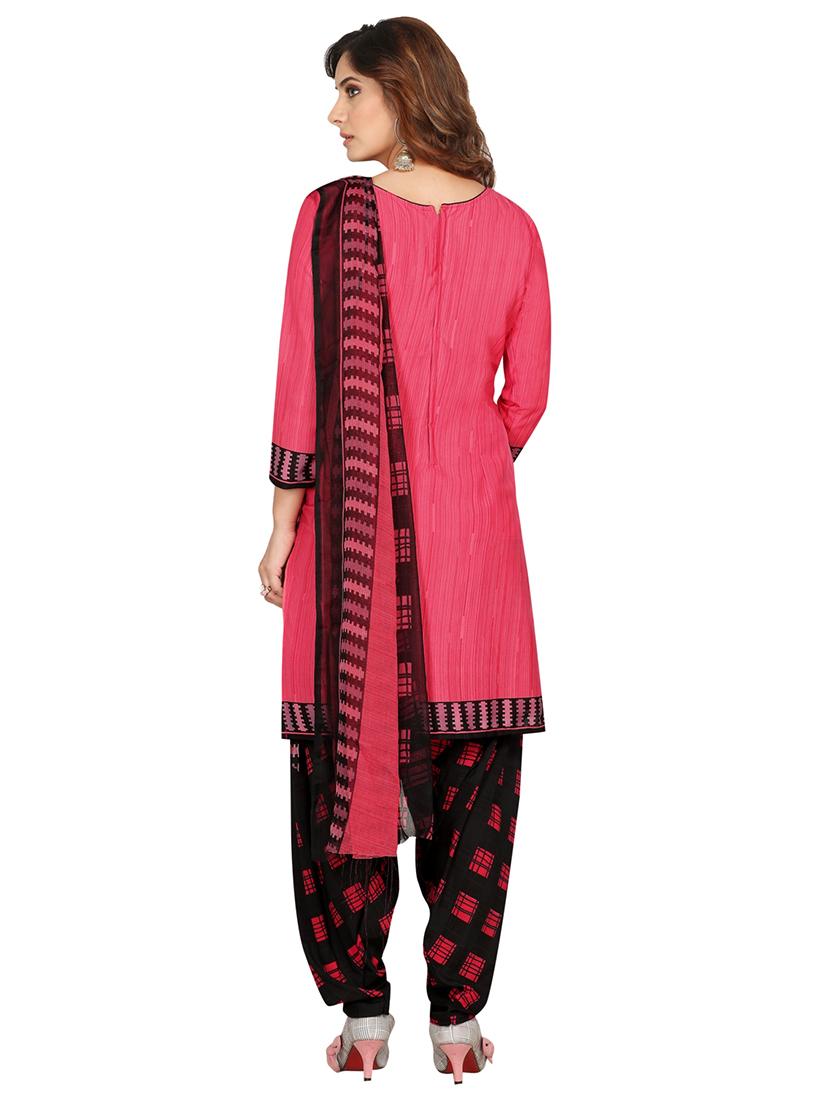 printed unstitched suit set - 19622765 - Standard Image - 2