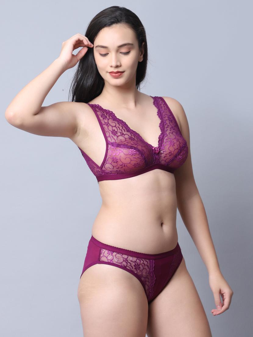 gracit women's bra and panty set - 19625820 - Standard Image - 2