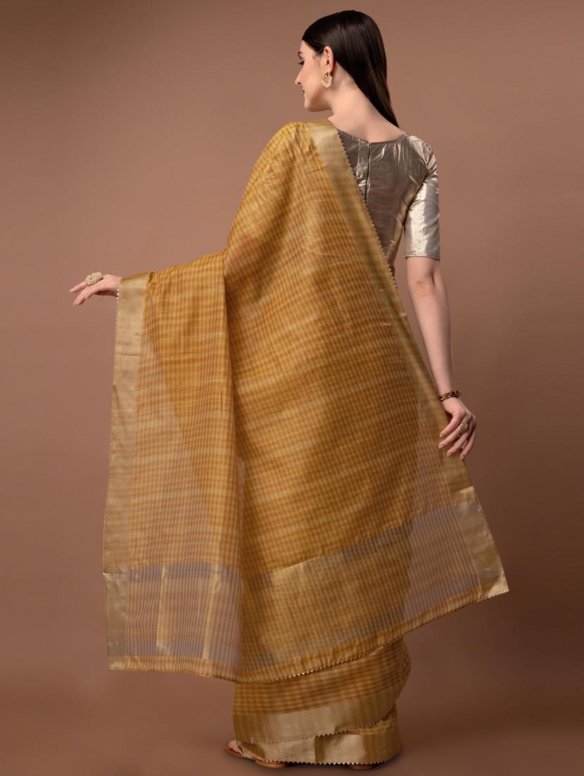 solid with borders handloom saree - 19626262 - Standard Image - 2