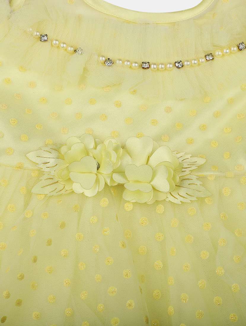 girls round neck cap sleeve frock - 19626573 -  Standard Image - 2